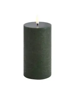 Uyuni LED Bloklys 7,8x15,2cm - Olivengrøn