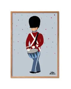 Plakat Garder Med Tromme