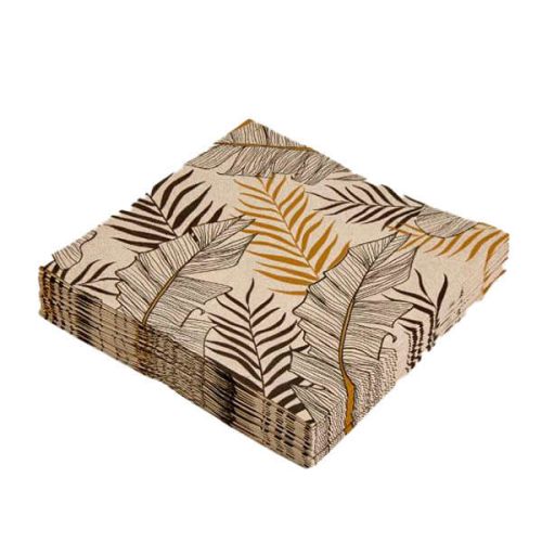 GreenByNoah Frokostserviet 3-lags 20stk - Blade Sort