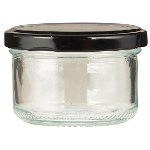 Krydderiglas m/sort skruelåg Toledo 100 ml