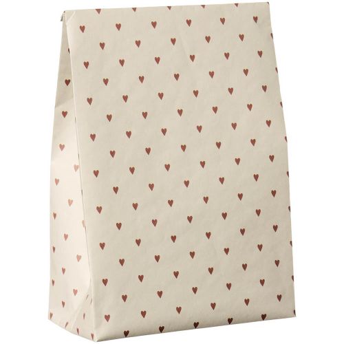 Klodsbundspose røde hjerter