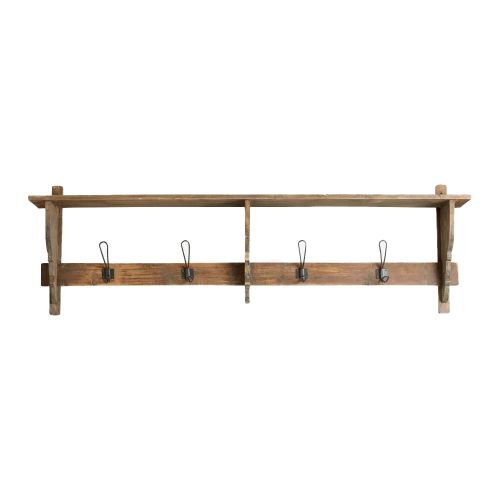 Nordal CARONU hylde med 4 knager