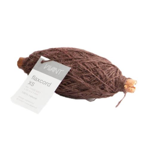 Snor Flaxcord 1mm x 50m - Brun