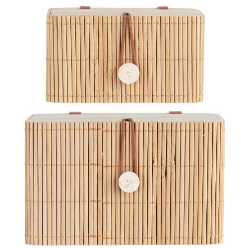 Ib Laursen Æske 2 stk. med Bambuslåg