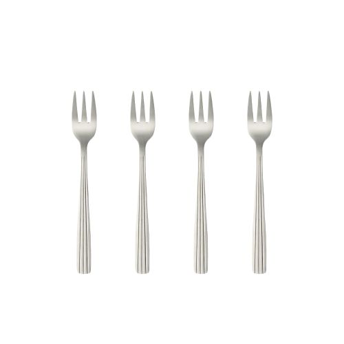 RAW Kagegaffel 4stk - Mat Stål