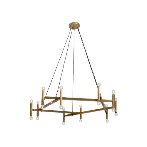 Nordal Lysekrone til 20 pærer - Messing Finish