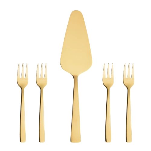 RAW Kagesæt 5 dele - Guld