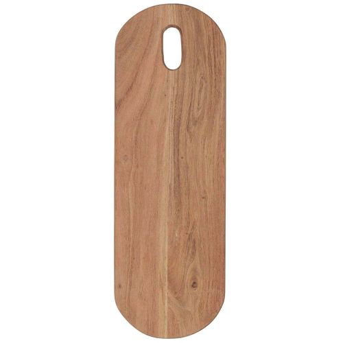 Tapasbræt oval m/ovalt hul akacietræ - 45cm