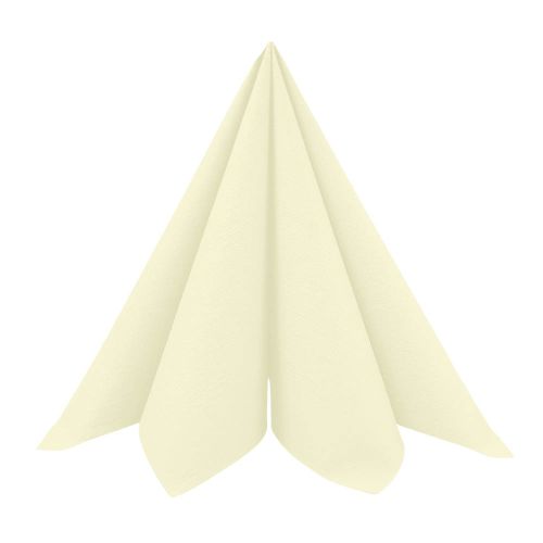 Dunilin Stofligende Servietter 48x48cm 36stk - Creme