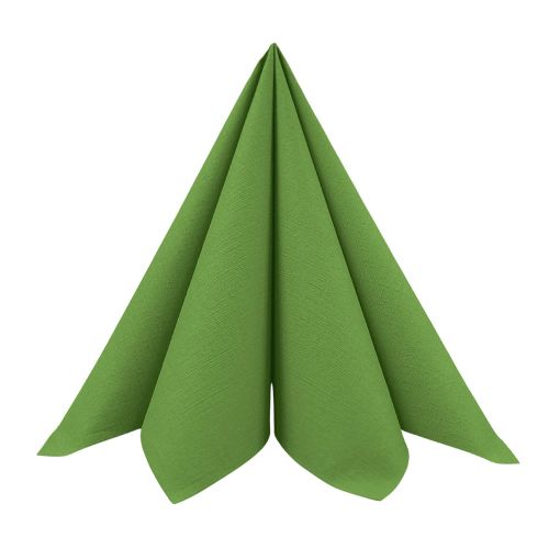 Dunilin Stofligende Middagsserviet 45stk - Leaf Green