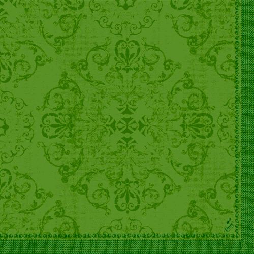 Dunilin Stofligende Middagsserviet 45stk - Opulent Leaf Green