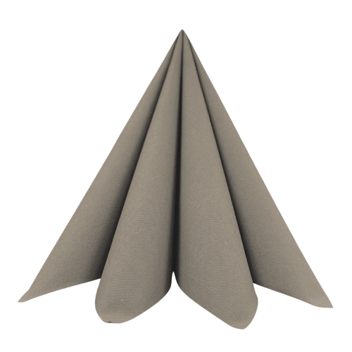 Dunisoft Stofligende Middagsserviet 60stk - Greige