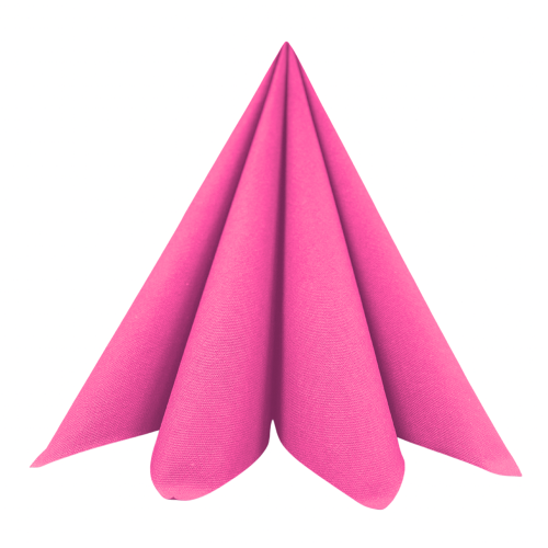 Dunisoft Stofligende Middagsserviet 60stk - Fuchsia