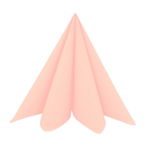 Dunisoft Stofligende Middagsserviet 60stk - Mellow Rose