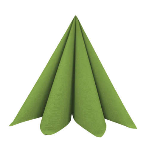 Dunisoft Stofligende Middagsserviet 60stk - Leaf Green