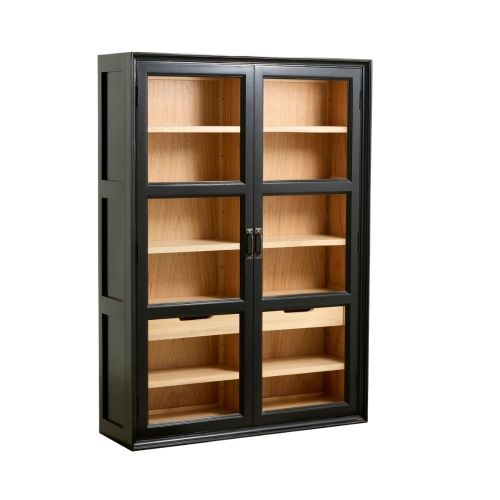 Nordal VIVA vægskab med 2 låger - Sort