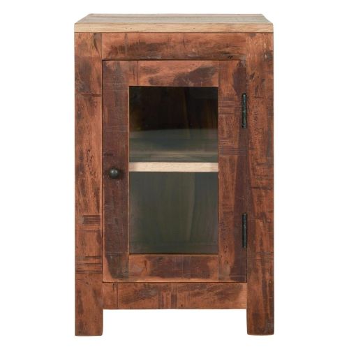 Ib Laursen Sidebord Glaslåge og 2hylder - UNIKA