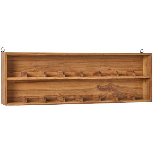 Væghylde m/2 hylder 16 rum UNIKA