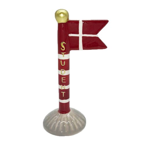 Flag Student Rød - Keramik