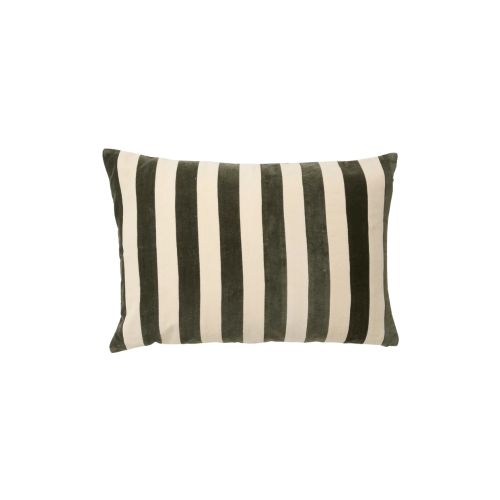 Nordal ALHENA pudebetræk Aflang - Hvid/Grøn- 48x68cm
