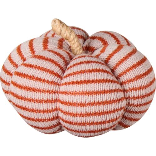 Ib Laursen Dekogræskar Lille Beige m/rustfarvede Striber