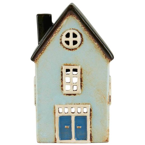 Hus t/fyrfadslys Nyhavn dobbeltdør sort tag