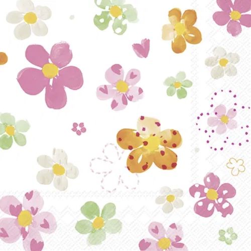 IHR Frokostserviet 3-lags 20stk - Joyful Flowers Light Rose