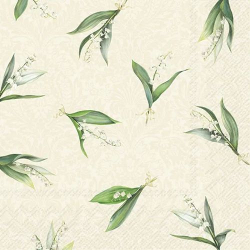 IHR Frokostserviet 3-lags 20stk - Alecia Cream