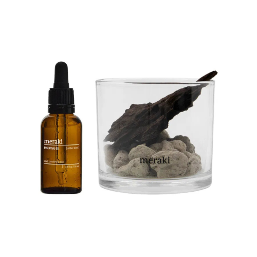 Meraki Diffuser Lavastone & Wood - Amber Dust