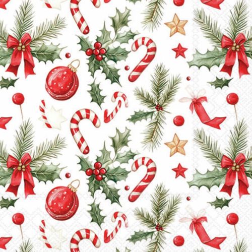 Ambiente Frokostserviet 3-lags 20stk - Christmas Elements