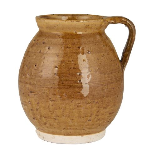 Ib Laursen Vase m/hank rustik brun - Avignon