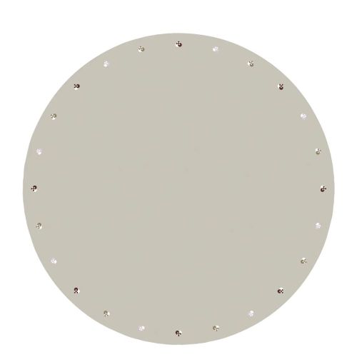 Södahl Christmas Hearts Embroidery Juletræstæppe - Ø110cm