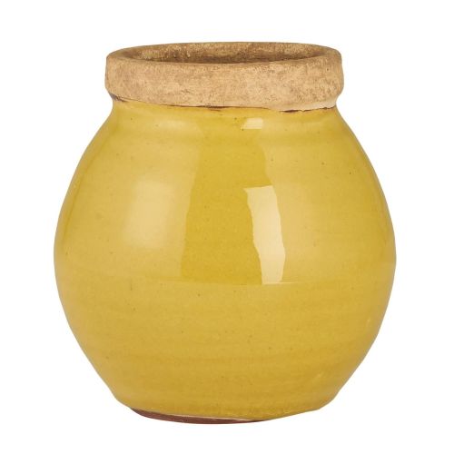  Ib Laursen Vase Mustard m/naturfarvet Kant Avignon