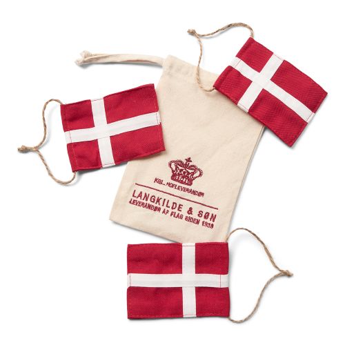 Langkilde & Søn Pynteflag Store - 3stk
