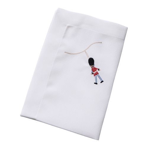 Langkilde & Søn Juleserviet med Broderet Garder