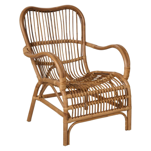 Ib Laursen Lænestol Rattan Natur - Jannie