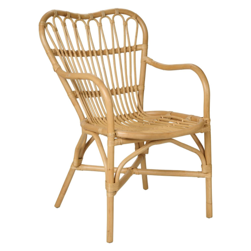 Ib Laursen Spisestuestol m/armlæn rattan Jamilla