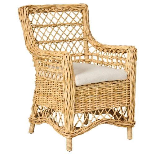 Ib Laursen Stol m/1 hynde lys rattan - Juliana