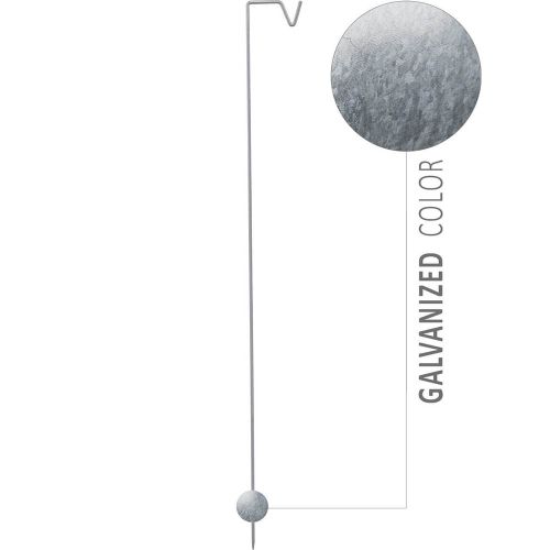 A2Living Udendørs spyd til hængelanterne 100cm - Zink