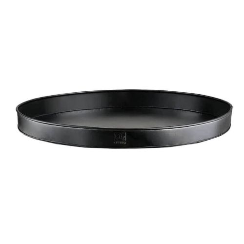 A2Living Rund Bakke Sort - 50x4cm