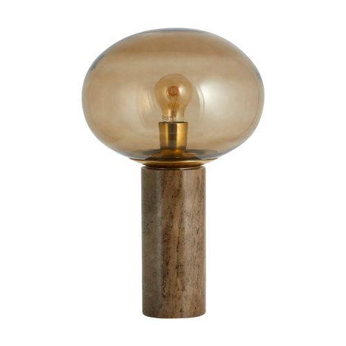 Nordal BES bordlampe i marmor med glas