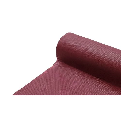 Inspirationsbordløber 30cm x 25 m - Vinrød