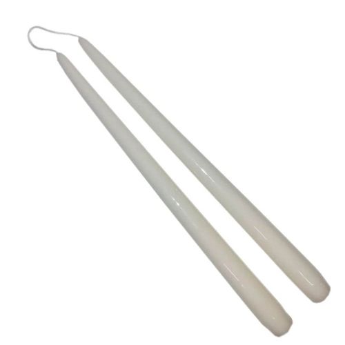 Stagelys Lak Elfenben 42cm - 2stk