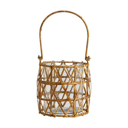 Nordal GHIZO lanterne i sukkerrør 17cm