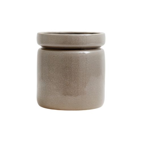 Nordal ISA Urtepotte Keramik Ø25cm - Lys Grå