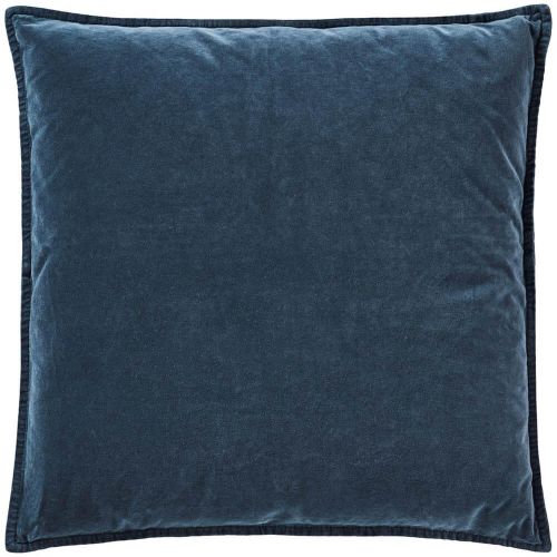Pudebetræk velour 50x50cm historical blue