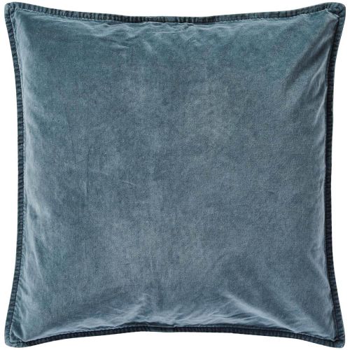 Pudebetræk velour 50x50cm Chalk blue