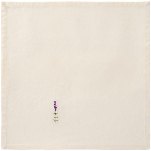 Ib Laursen Stofserviet Flora m/lavendel butter cream