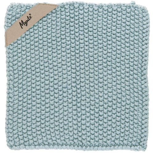 Grydelap Mynte Strikket - Nordic Sky