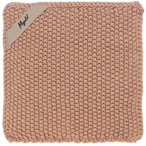 Grydelap Mynte Strikket - Faded Rose